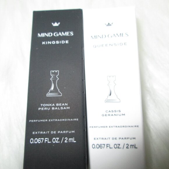 MG brand Pouch w/2 Luxury Brand Samples - MIND GAMES Kingside & Queenside 2025 - Picture 4 of 5